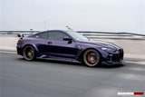 DarwinPRO 2021-UP BMW M4 G82 G83 BKSSII Style Front Bumper and Front Fender and Side Skirts