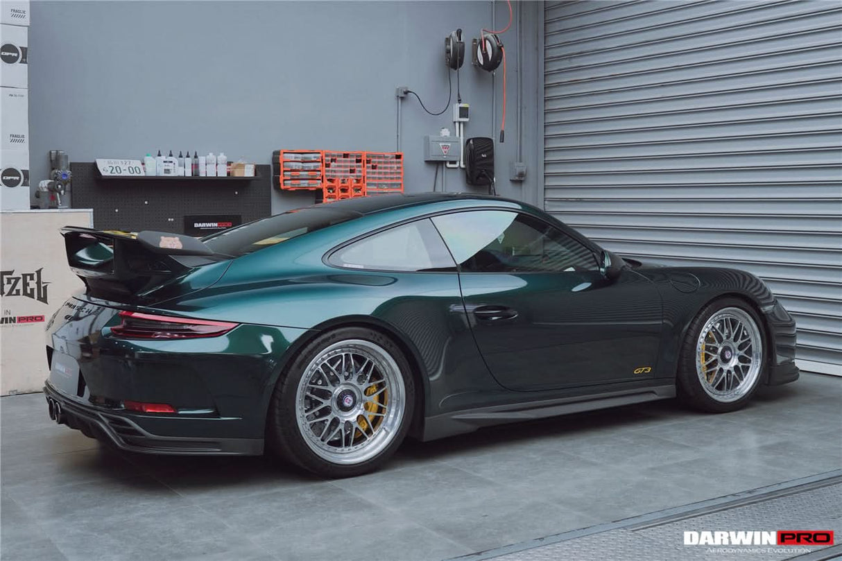 DarwinPRO 2017-2019 Porsche 911 991.2 GT3 Only BKSS Style Carbon Fiber Rear Lip Diffuser
