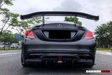 2015-2021 Mercedes Benz W205 C63 S AMG Sedan IMP Performance Carbon Fiber Rear Diffuser with Caps