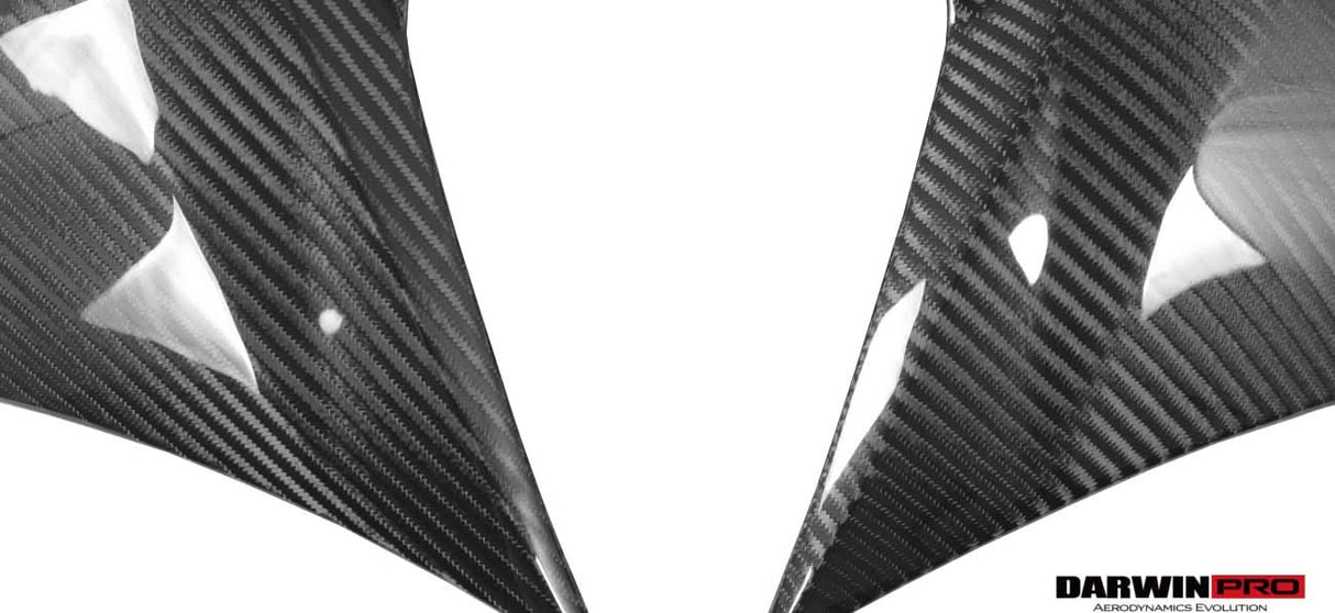 DarwinPRO 2018-2022 Lamborghini URUS IMP Style Carbon Fiber Front Bumper Side Vent Cover(For No-ACC Car)
