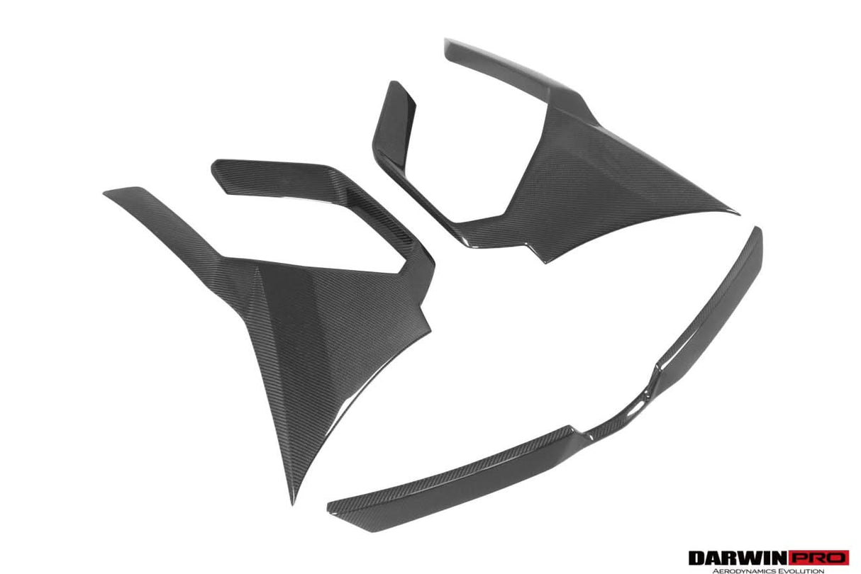 DarwinPRO 2018-2022 Lamborghini URUS IMP Style Carbon Fiber Front Bumper Side Vent Cover(For No-ACC Car)
