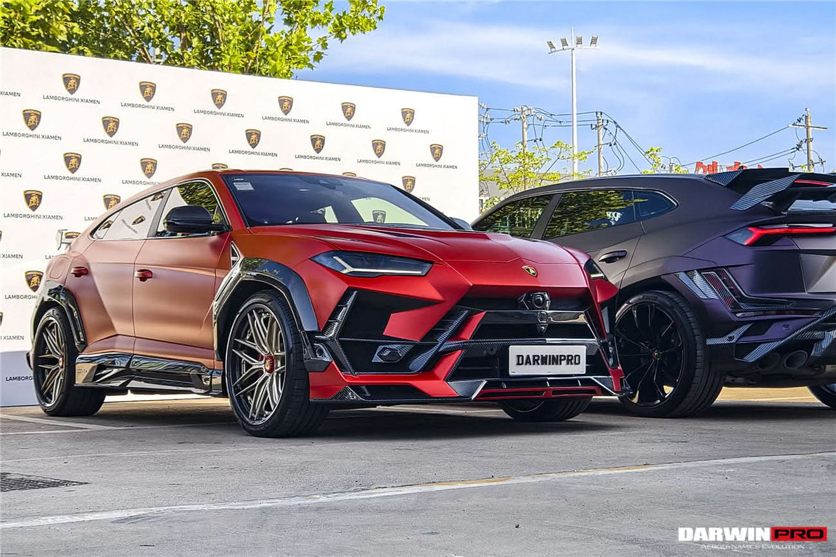 DarwinPRO 2018-2025 Lamborghini URUS BKSS Part Carbon Fiber Side Skirts | Fits URUS, S, Performante