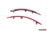 DarwinPRO 2019-2024 Porsche 911 992 Carrera & S & 4 & 4S & Targa & Cabriolet GT3 Style Rear Bumper Red Reflector Panels 