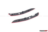 DarwinPRO 2019-2024 Porsche 911 992 Carrera & S & 4 & 4S & Targa & Cabriolet GT3 Style Rear Bumper Red Reflector Panels 