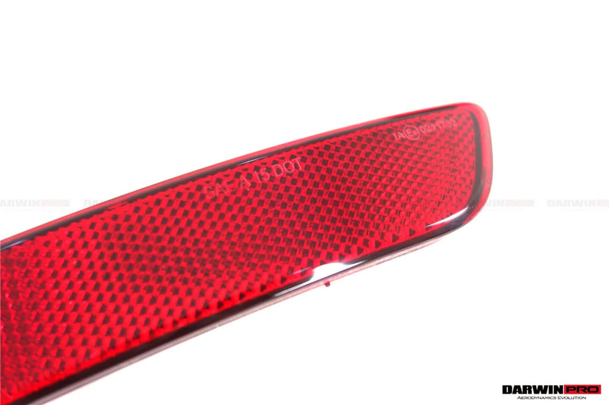 DarwinPRO 2019-2024 Porsche 911 992 Carrera & S & 4 & 4S & Targa & Cabriolet GT3 Style Rear Bumper Red Reflector Panels 