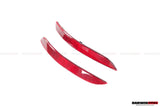 DarwinPRO 2019-2024 Porsche 911 992 Carrera & S & 4 & 4S & Targa & Cabriolet GT3 Style Rear Bumper Red Reflector Panels 