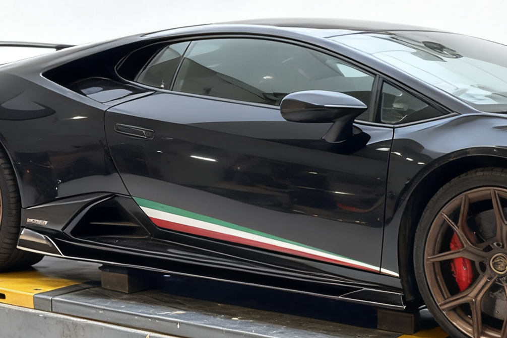 DarwinPRO 2019-2025 Lamborghini Huracan EVO ADV1 Style Autoclave Carbon Side Skirts