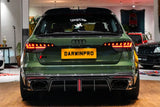 DarwinPRO 2020-2025 Audi S4 Avant B9.5 BKSS Style Carbon Fiber Rear Diffuser with exhasut tips