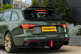 DarwinPRO 2020-2025 Audi S4 Avant B9.5 BKSS Style Carbon Fiber Rear Diffuser with exhasut tips
