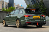 DarwinPRO 2020-2025 Audi S4 Avant B9.5 BKSS Style Carbon Fiber Rear Diffuser with exhasut tips
