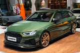 DarwinPRO 2020-2025 Audi S4 Avant B9.5 BKSS Style Carbon Fiber  Add On Side skirts Under Board