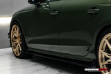 DarwinPRO 2020-2025 Audi S4 Avant B9.5 BKSS Style Carbon Fiber  Add On Side skirts Under Board