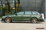 DarwinPRO 2020-2025 Audi S4 Avant B9.5 BKSS Style Carbon Fiber  Add On Side skirts Under Board
