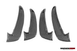DarwinPRO 2020-2025 Audi S4 Avant B9.5 BKSS Style Carbon Fiber Front Bumper Canards