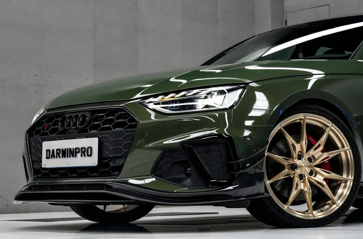 DarwinPRO 2020-2025 Audi S4 Sedan And Avant B9.5 BKSS Style Carbon Fiber Front Lip