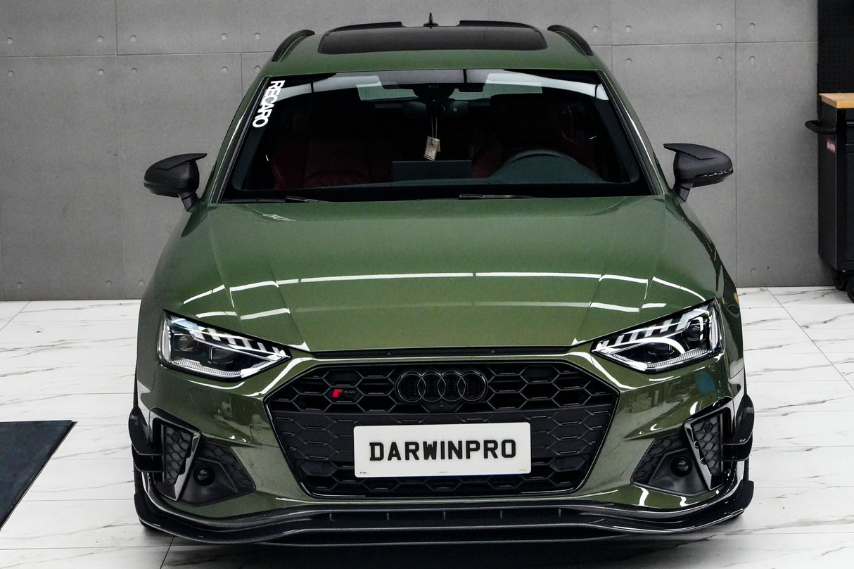 DarwinPRO 2020-2025 Audi S4 Sedan And Avant B9.5 BKSS Style Carbon Fiber Front Lip