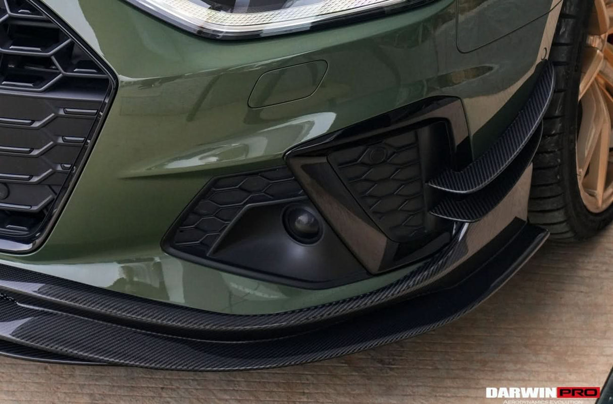 DarwinPRO 2020-2025 Audi S4 Sedan And Avant B9.5 BKSS Style Carbon Fiber Front Lip