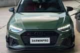 DarwinPRO 2020-2025 Audi S4 Sedan And Avant B9.5 BKSS Style Carbon Fiber Front Lip