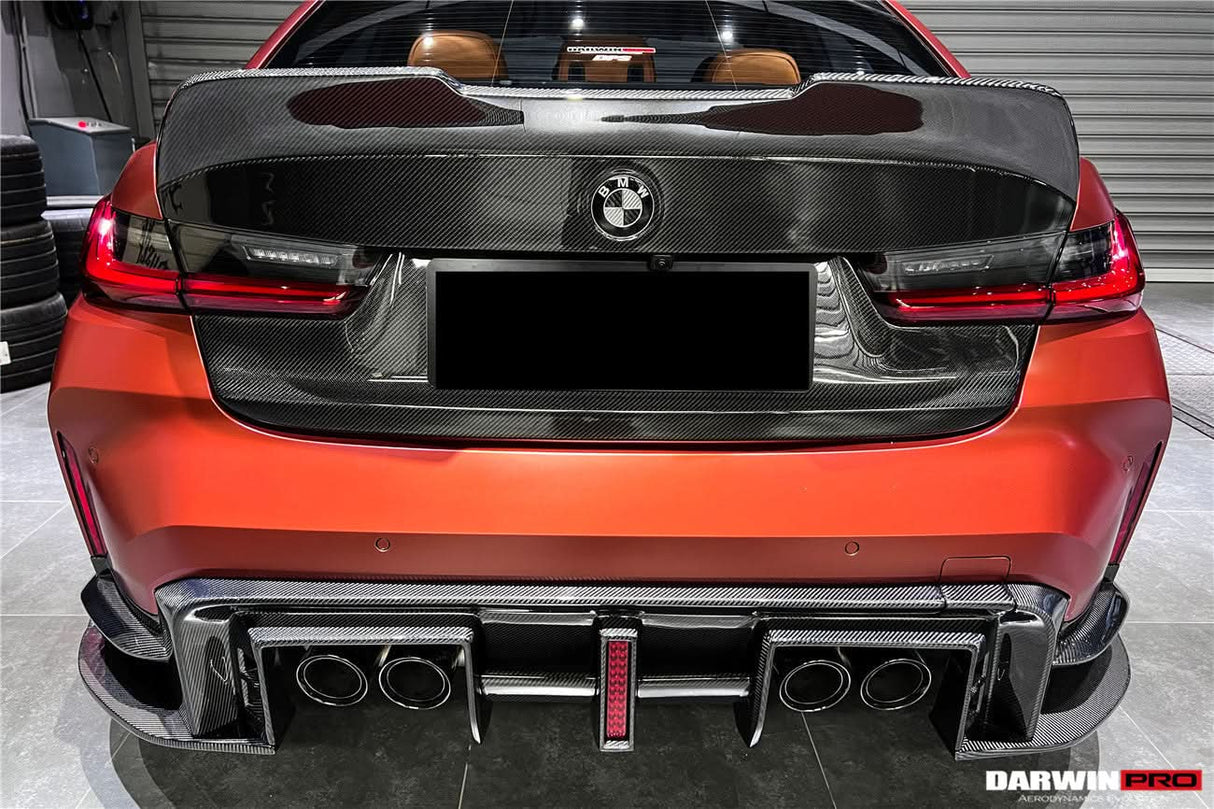 2021-UP BMW M3 G80 BKSS Style Carbon Fiber Rear Diffuser