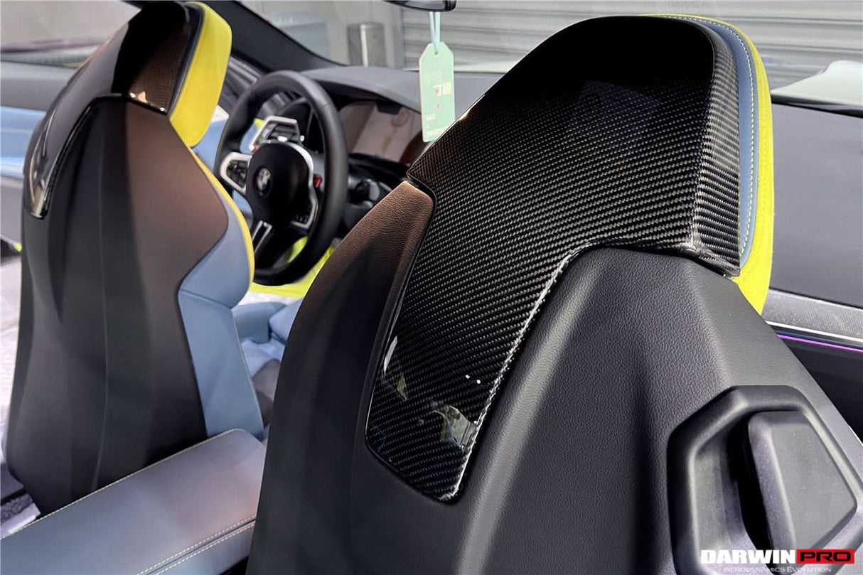 2021-UP BMW M3 G80 M4 G82 G83 Carbon Fiber Up Seat-Back Cover