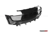 2006-2015 Audi R8 Partial Carbon Fiber Rear Bumper With Exhaust Tips DarwinPRO (DPGT) Fits Coupe | Spyder