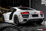 2006-2015 Audi R8 Partial Carbon Fiber Rear Bumper With Exhaust Tips DarwinPRO (DPGT) Fits Coupe | Spyder