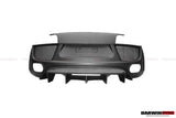 2006-2015 Audi R8 Partial Carbon Fiber Rear Bumper With Exhaust Tips DarwinPRO (DPGT) Fits Coupe | Spyder