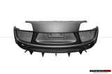 2006-2015 Audi R8 Partial Carbon Fiber Rear Bumper With Exhaust Tips DarwinPRO (DPGT) Fits Coupe | Spyder
