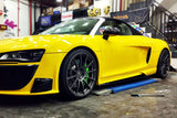 2006-2015 Audi R8 Partial Carbon Fiber Side Skirts DarwinPRO (DPGT) Fits Coupe | Spyder