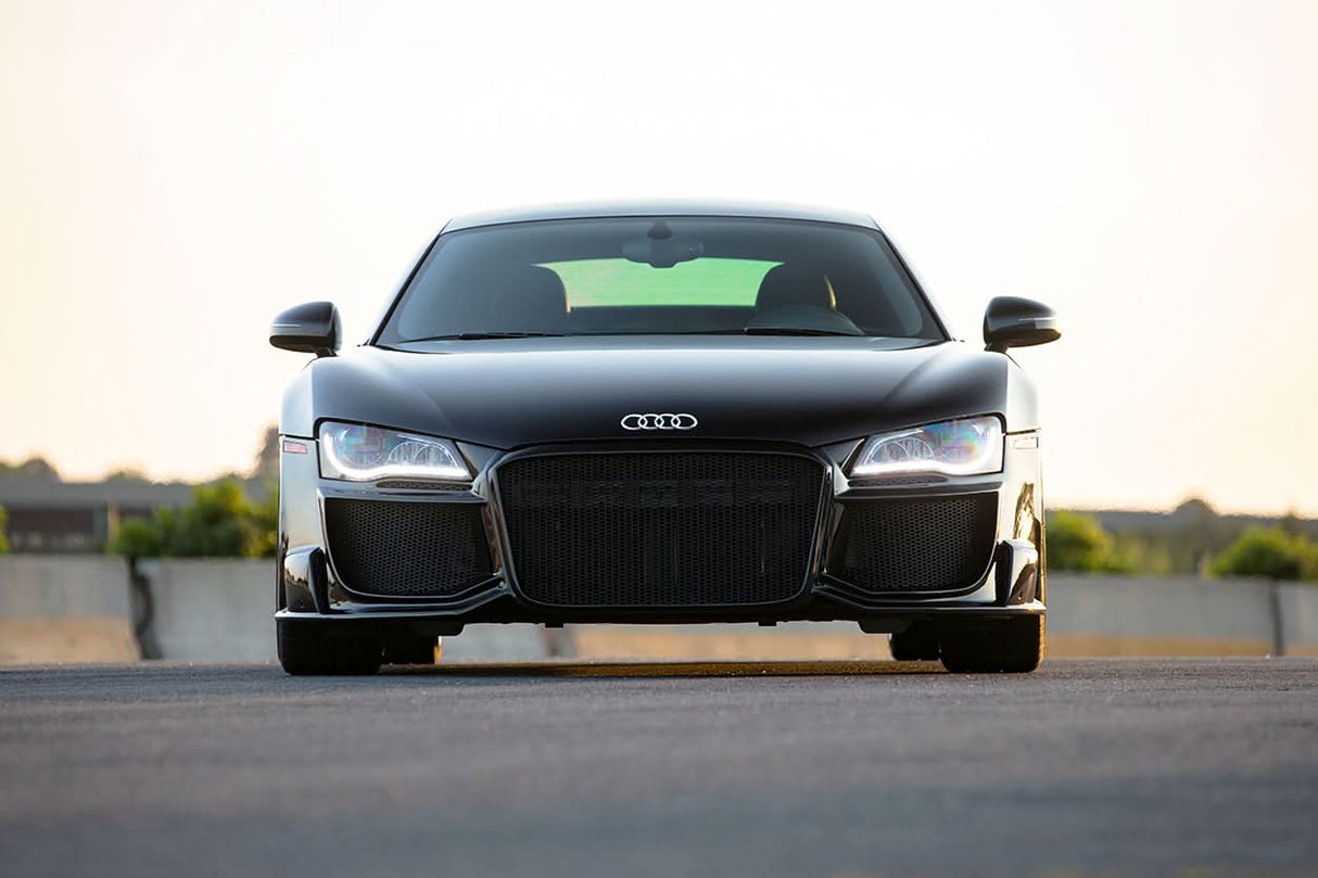 2006-2015 Audi R8 Partial Carbon Fiber Front Bumper DarwinPRO (DPGT) Fits Coupe | Spyder