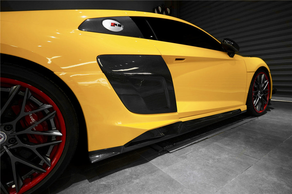 2016-2025 Audi R8 GEN2 Coupe & Spyder iMPII Carbon Fiber Side Door Panel Blades