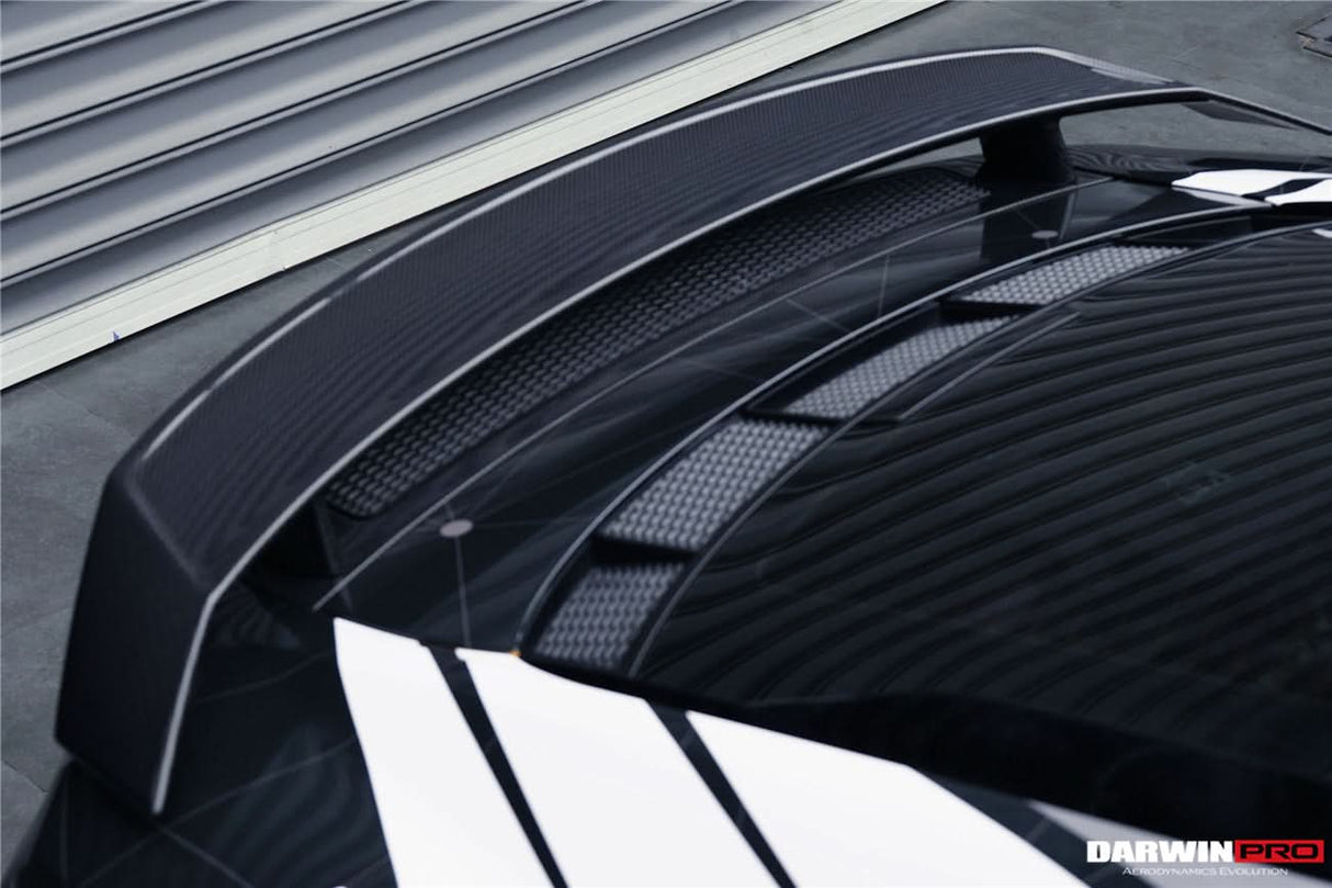 DarwinPRO 2016-2025 Audi R8 GEN2 Coupe ONLY GT Style Carbon Fiber Trunk Wing with Base