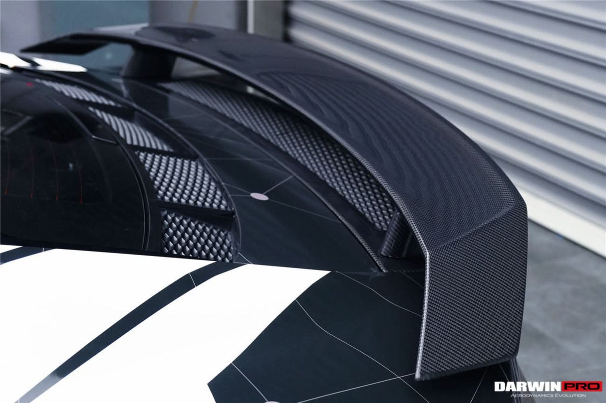DarwinPRO 2016-2025 Audi R8 GEN2 Coupe ONLY GT Style Carbon Fiber Trunk Wing with Base