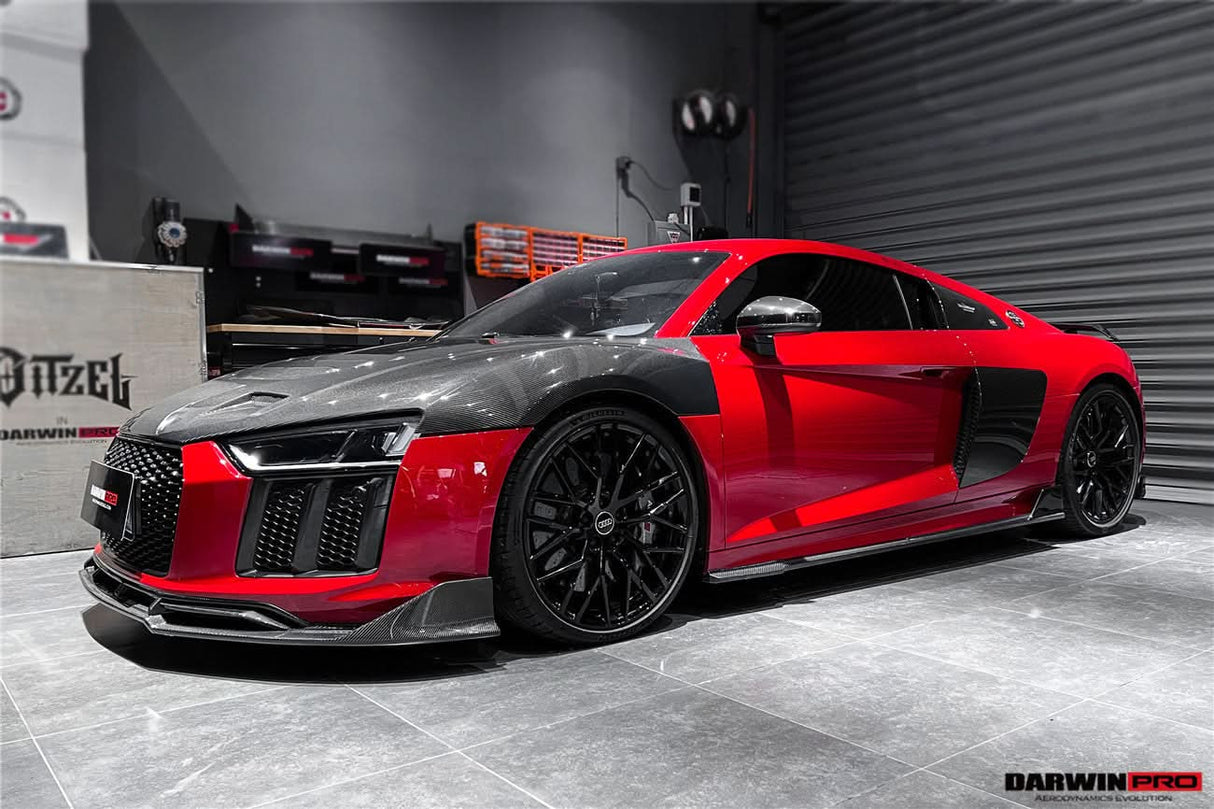 2016-2025 Audi R8 GEN2 Coupe & Spyder iMPII Carbon Fiber Side Door Panel Blades