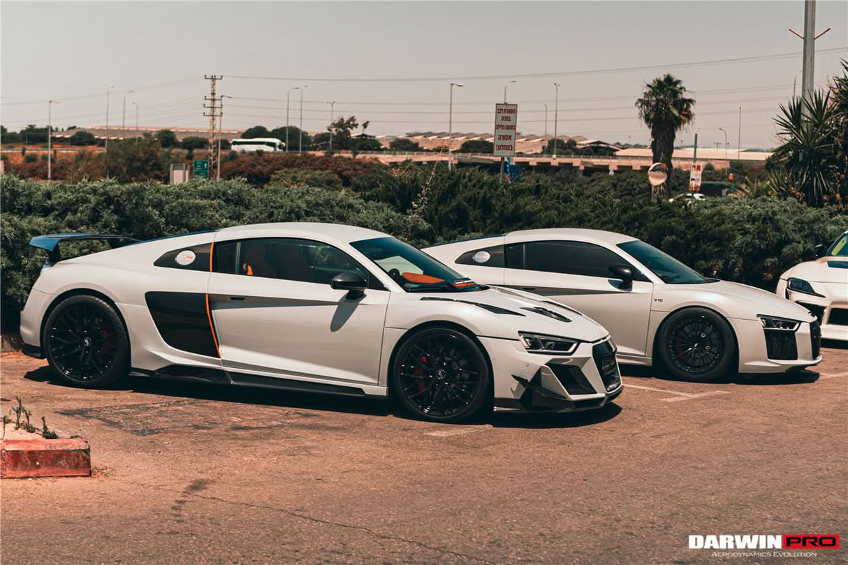 2016-2018 Audi R8 Coupe & Spyder iMPII Carbon Fiber Side Skirts Add on