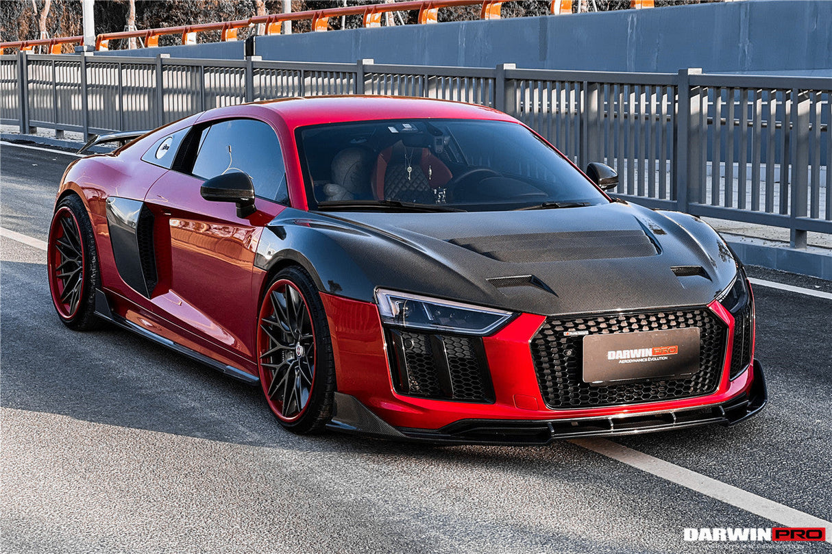 2016-2018 Audi R8 Coupe iMP Performance Carbon Fiber Side Skirts Under Board