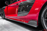 2016-2018 Audi R8 Coupe iMP Performance Carbon Fiber Side Skirts Under Board