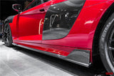 2016-2018 Audi R8 Coupe iMP Performance Carbon Fiber Side Skirts Under Board