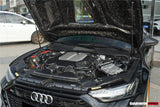 2019-UP Audi RS6 Avant C8 | RS7 C8 Quattro Dry Carbon Fiber Engine Cover Replacement DarwinPRO (OEM)