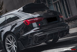 2019-UP Audi RS6 Avant C8 RS7 C8 Quattro Carbon Fiber Rear Diffuser DarwinPRO (iMP Design)