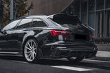 2019-UP Audi RS6 Avant C8 RS7 C8 Quattro Carbon Fiber Rear Diffuser DarwinPRO (iMP Design)