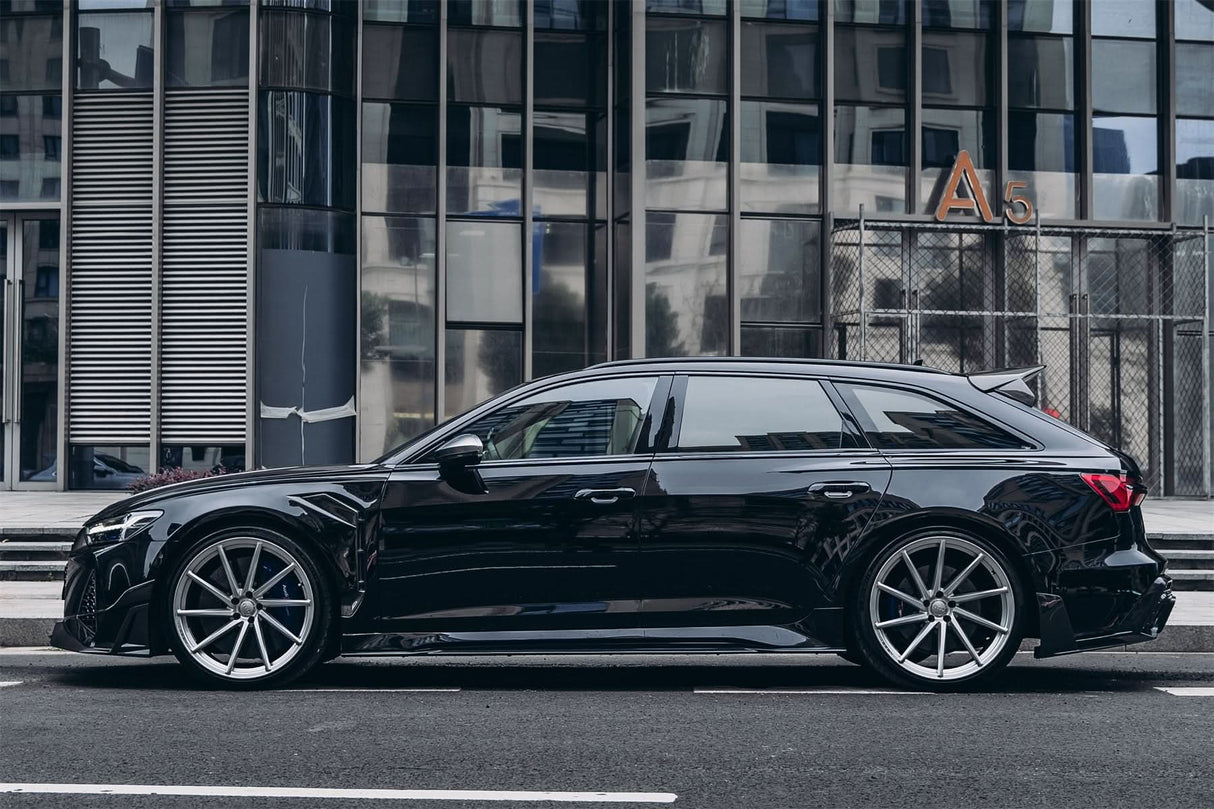 DarwinPRO 2019-UP Audi RS6 Avant C8 & RS7 C8 Quattro IMP Performance Ver.2 Side Skirts Under Board