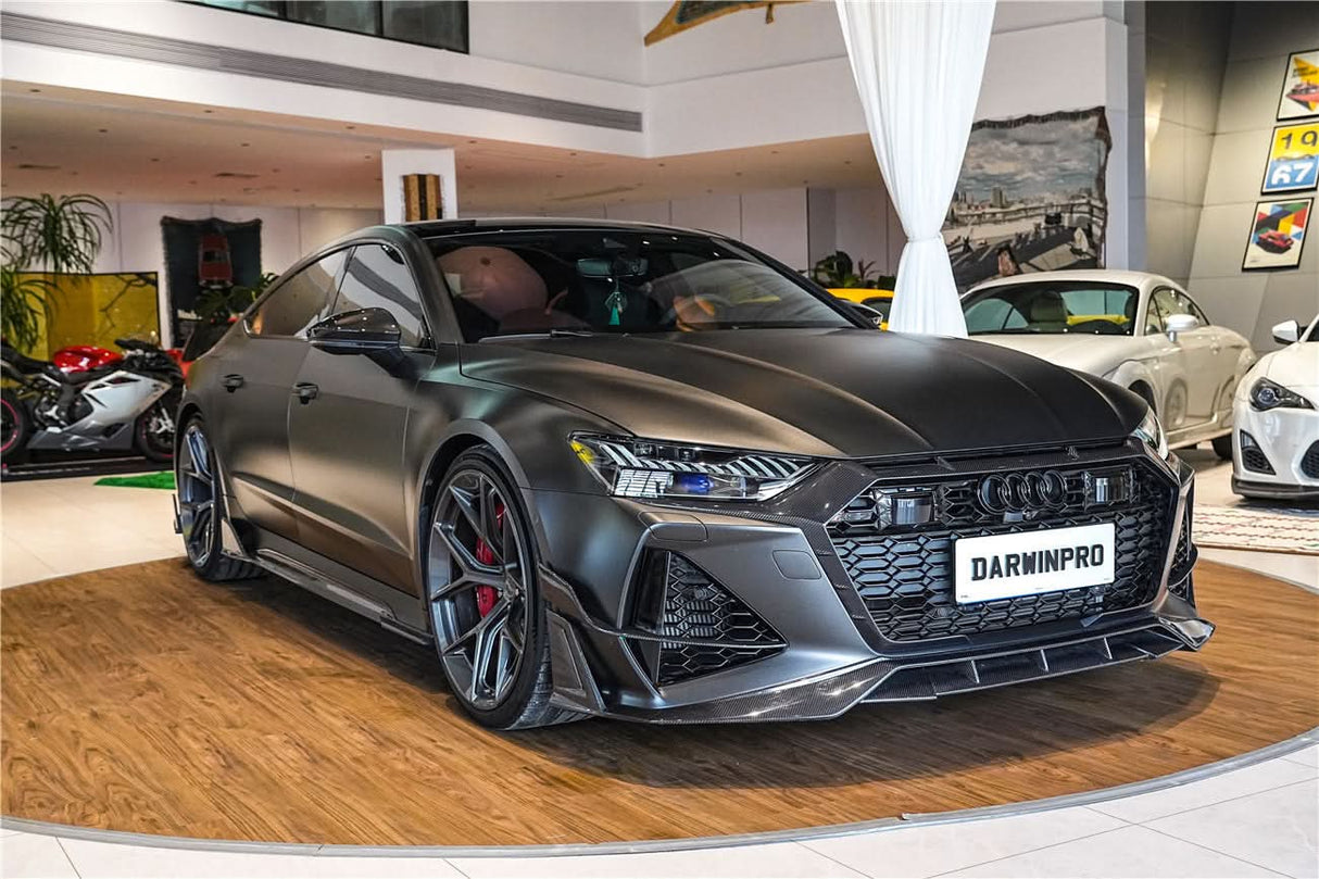 DarwinPRO 2019-UP Audi RS6 Avant C8 & RS7 C8 Quattro IMP Performance Front Bumper Canards