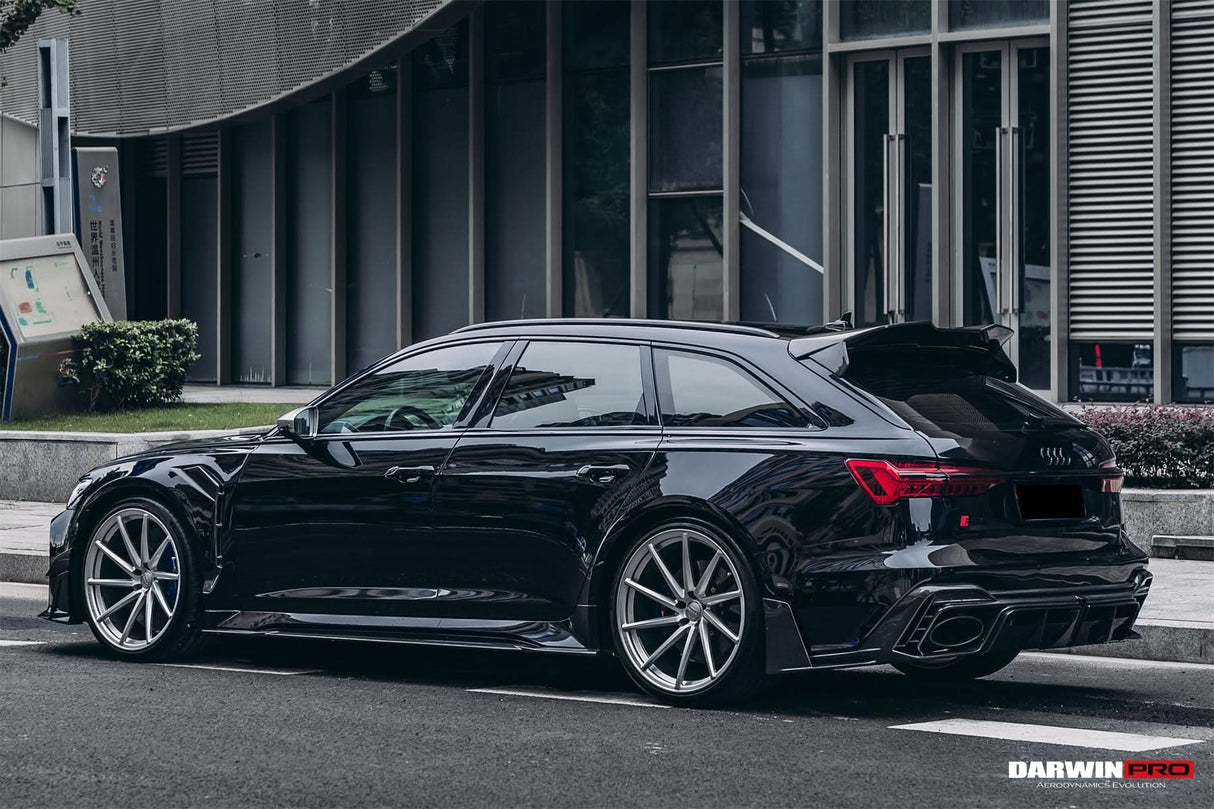 DarwinPRO 2019-UP Audi RS6 Avant C8 & RS7 C8 Quattro IMP Performance Ver.2 Side Skirts Under Board