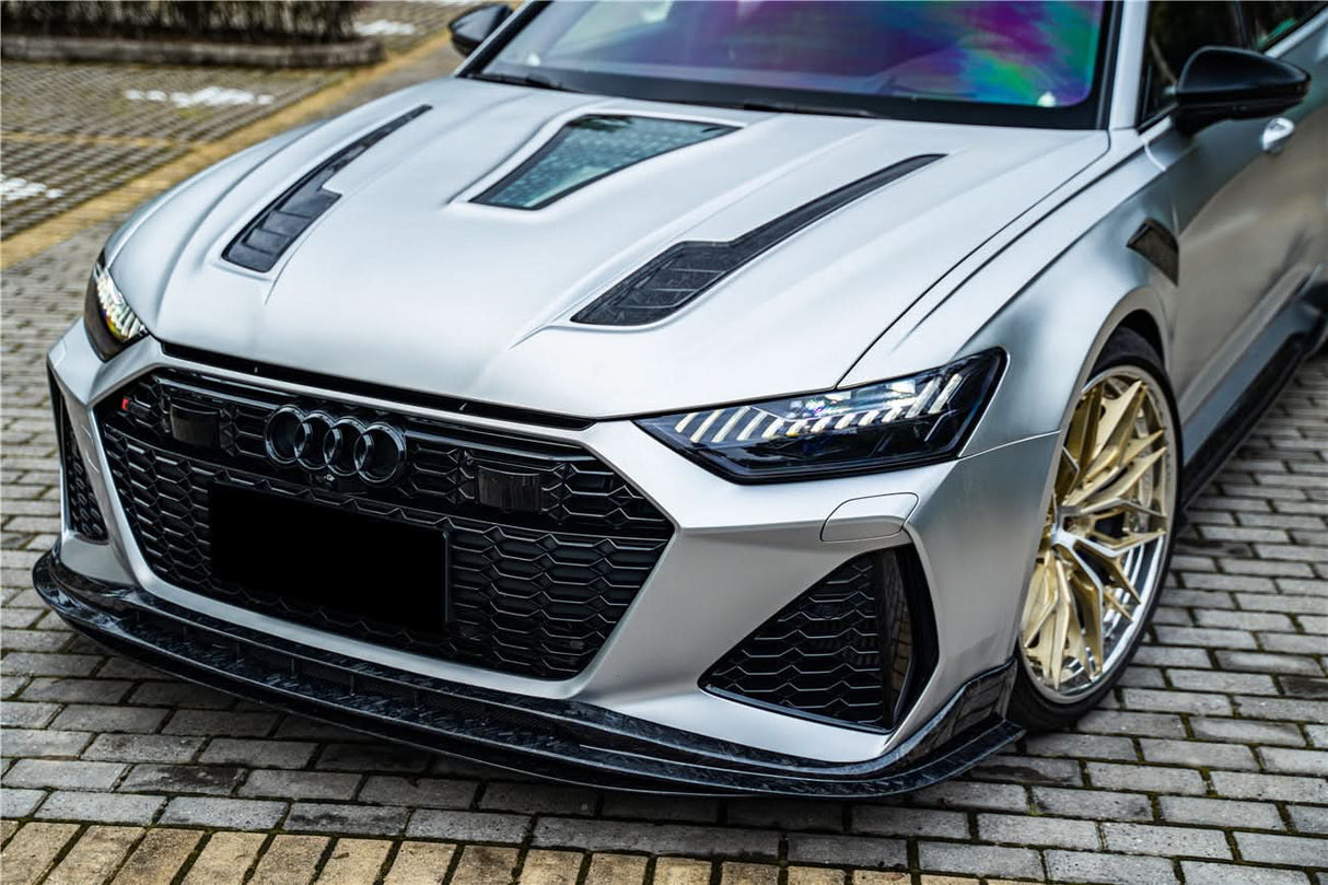 DarwinPRO 2019-UP Audi RS6 Avant C8 & RS7 Quattro BKSS Style Front Lip
