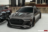 2019-UP Audi RS6 Avant C8 | RS7 Quattro Carbon Fiber Front Lip - DarwinPRO (iMP Design)