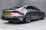 2019-UP Audi RS6 Avant C8 RS7 C8 Quattro Carbon Fiber Rear Diffuser DarwinPRO (iMP Design)