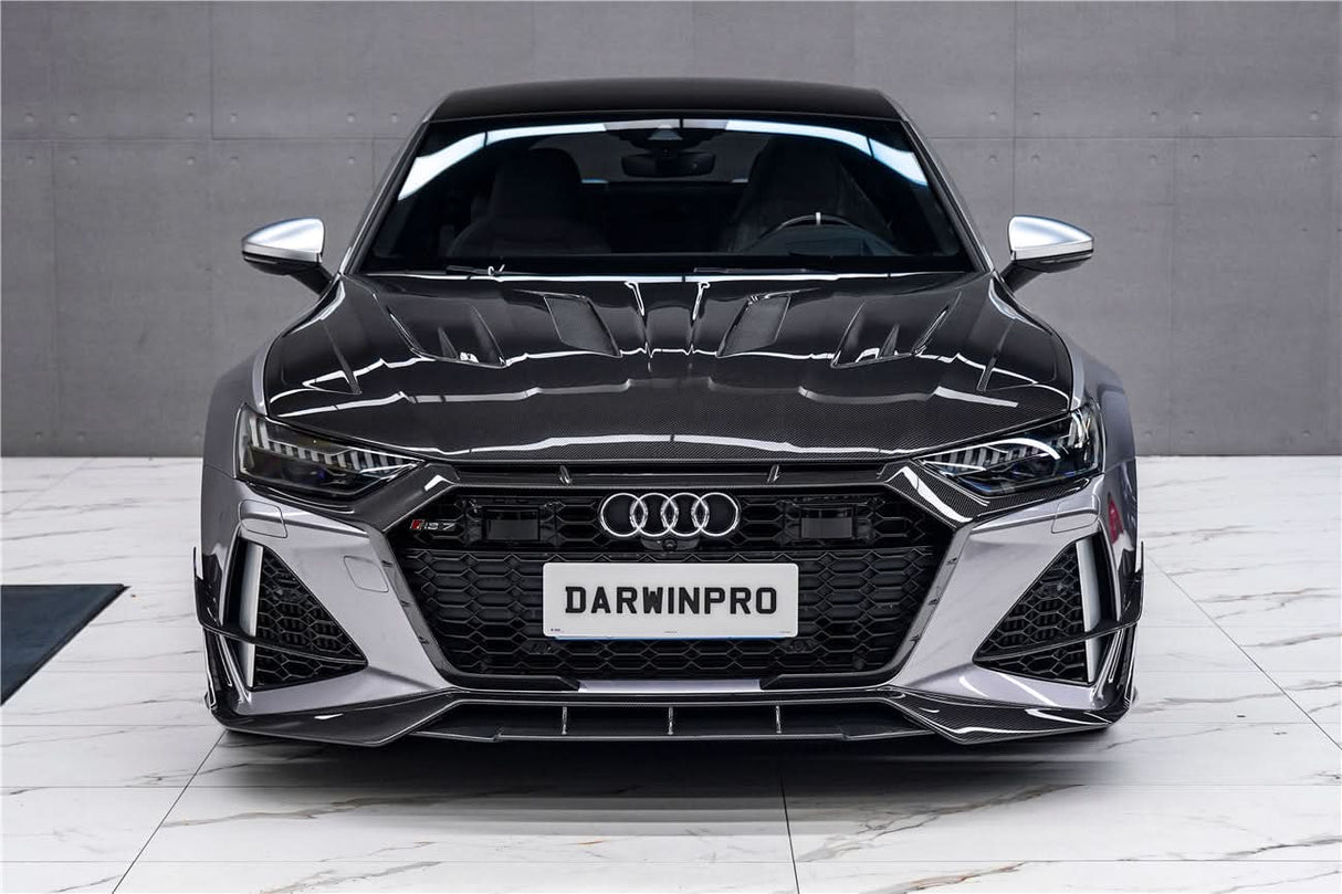 DarwinPRO 2019-UP Audi RS6 C8 Avant & RS7 C8 Quattro IMP Performance Front Bumper Grille Cover