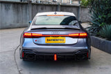 2019-UP Audi RS6 Avant C8 RS7 C8 Quattro Carbon Fiber Rear Diffuser DarwinPRO (iMP Design)