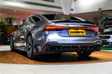 2019-UP Audi RS6 Avant C8 RS7 C8 Quattro Carbon Fiber Rear Diffuser DarwinPRO (iMP Design)
